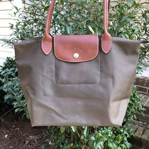 Small brown Longchamp bag